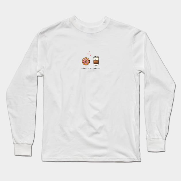 Better together | Coffee & Donut - A Love Story Long Sleeve T-Shirt by rtsukamoto